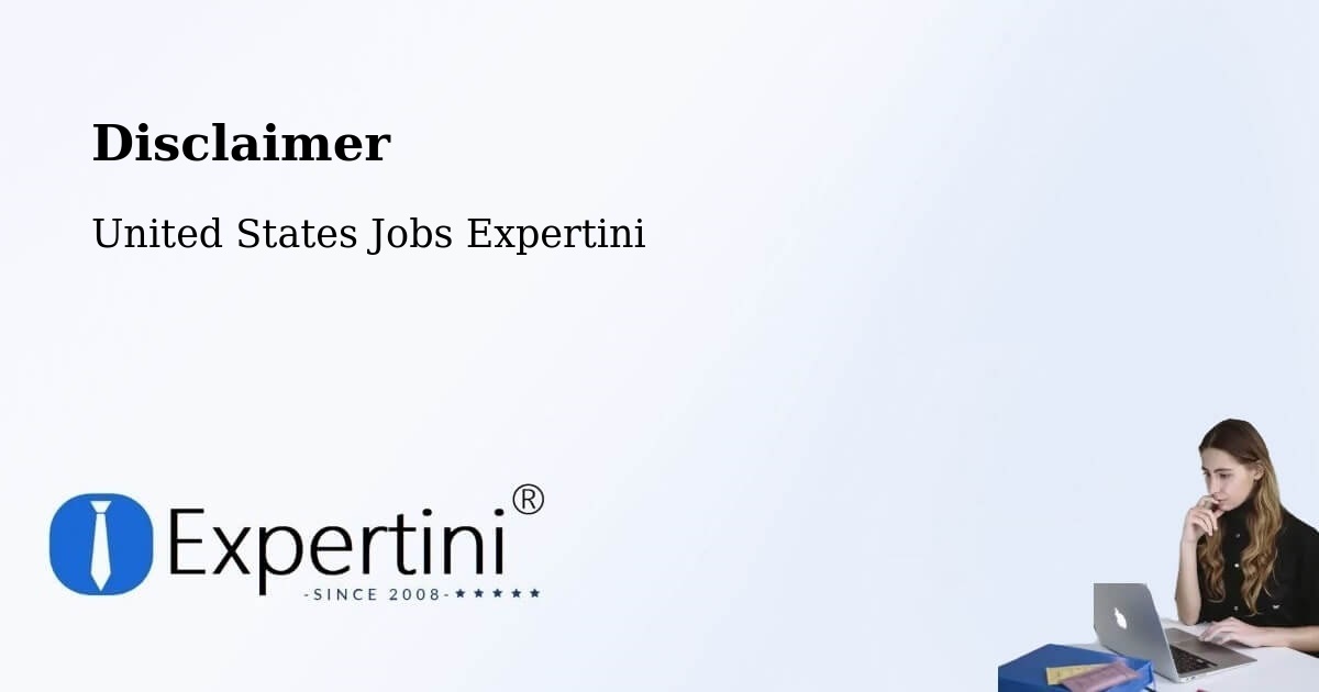 Disclaimer – Endwell - United States Jobs Expertini